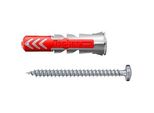 fischer DuoPower 6x30 S PH TX 545838 Dübel mit Schrauben Ø 6 mm x 30 mm, 100 Stück