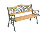Tectake® Gartenbank, 2-Sitzer, Wetterfest, 124 X 60 X 83 Cm