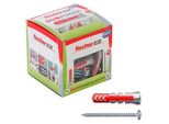 fischer DuoPower 8x40 S PH 2K 535464 Dübel mit Schrauben Ø 8 mm x 40 mm, 50 Stück