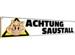 Vianmo Insegna In Legno 10X46 Cm Achtung Saustall Schwein