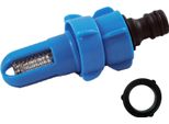 Bocchetta Di Riempimento/Drenaggio Blue Magic Per Materassi Ad Acqua Con Filtro In Pile Incluso