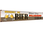 Vianmo Insegna In Legno 10X46 Cm Bringst Du Bier Bist Du Wilkommen Hier