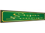 Vianmo Insegna In Legno 10X46 Cm Cigar Lounge Zigarre Lounge