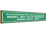 Vianmo Insegna In Legno 10X46 Cm Die Hinter Meinem RüCken Reden