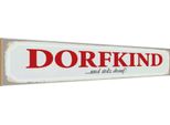 Vianmo Insegna In Legno 10X46 Cm Dorfkind Und Stolz Drauf