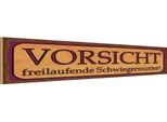Vianmo Insegna In Legno 10X46 Cm Freilaufende Schwiegermutter