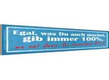 Vianmo Insegna In Legno 10X46 Cm Gib Immer 100% Es Sei Denn Du