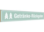 Vianmo Insegna In Legno 10X46 Cm GeträNke - RüCkgabe Wc