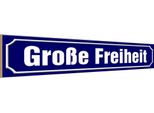 Vianmo Insegna In Legno 10X46 Cm GroßE Freiheit Hamburg