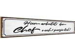 Vianmo Insegna In Legno 10X46 Cm Hier Arbeitet Der Chef Noch