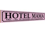 Vianmo Insegna In Legno 10X46 Cm Hotel Mama 24 Stunden Am Tag