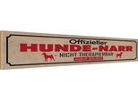 Vianmo Insegna In Legno 10X46 Cm Hunde-Narr Nicht Therapierbar