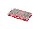 Qbrick System One Organiser L 2.0 Mfi Red Ultra Hd Impilabile 531 X 379 X 77 Mm 6 L IP66 Con Inserto In Schiuma