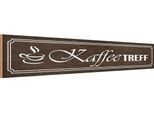 Vianmo Insegna In Legno 10X46 Cm Kaffee Treff