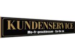 Vianmo Insegna In Legno 10X46 Cm Kundenservice Mo-Fr Geschlossen