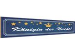 Vianmo Insegna In Legno 10X46 Cm KöNigin Der Nacht Sterne Krone