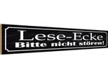 Vianmo Insegna In Legno 10X46 Cm Lese-Ecke Bitte Nicht StöRen