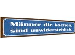 Vianmo Insegna In Legno 10X46 Cm MäNner Kochen Unwiderstehlich