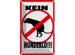 Vianmo Insegna Di Latta 30X20 Cm Kein Hundeklo Tiere Hund