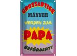 Vianmo Insegna Di Latta 18X12 Cm Grossartige MäNner Werden Papa
