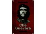 Vianmo Insegna Di Latta 30X20 Cm Comandant Che Guevara 1928-1967