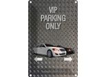 Vianmo Insegna Di Latta 30X20 Cm Parken Vip Parking Only