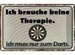 Vianmo Insegna Di Latta 20X30 Cm Keine Therapie Muss Zum Darts