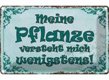 Vianmo Insegna Di Latta 20X30 Cm Meine Pflanze Vesteht Mich