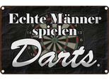 Vianmo Insegna Di Latta 20X30 Cm Echte MäNner Spielen Darts