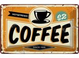 Vianmo Insegna Di Latta 20X30 Cm Kaffee Hot Fresh Coffee