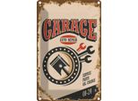 Vianmo Insegna Di Latta 18X12 Cm Garage Auto Repair Service 00-24