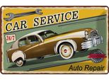 Vianmo Insegna Di Latta 20X30 Cm Car Service 24/7 Auto Repair