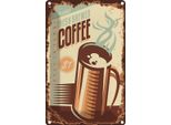 Vianmo Insegna Di Latta 18X12 Cm Kaffee Fresh Brewed Coffee $1
