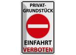 Vianmo Insegna Di Latta 30X20 Cm Privat Einfahrt Verboten