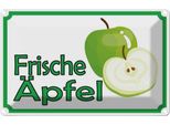Vianmo Insegna Di Latta 20X30 Cm Frische ÄPfel Verkauf Hofladen
