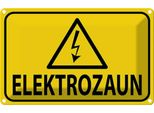 Vianmo Insegna Di Latta 20X30 Cm Elektrozaun Warnschild Vorsicht