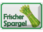 Vianmo Insegna Di Latta 20X30 Cm Frischer Spargel Restaurant