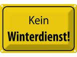 Vianmo Insegna Di Latta 20X30 Cm Kein Winterdienst Warnschild