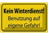 Vianmo Insegna Di Latta 20X30 Cm Kein Winterdienst Eigene Gefahr