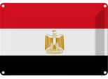 Vianmo Insegna Di Latta 20X30 Cm Bandiera ÄGyptens Flag Of Egypt