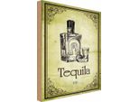 Vianmo Insegna In Legno 18X12 Cm Alkohol 1911 Tequila