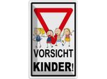Vianmo Insegna Di Latta 18X12 Cm Vorsicht Kinder