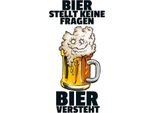 Vianmo Insegna In Legno 30X20 Cm Alkohol Bier Stellt Keine Fragen