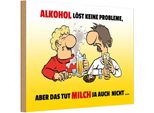 Vianmo Insegna In Legno 20X30 Cm Alkohol LöSt Keine Probleme