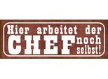 Vianmo Insegna In Legno 10X27 Cm Hier Arbeitet Chef Noch Selbst