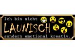Vianmo Insegna In Legno 10X27 Cm Ich Bin Nicht Launisch