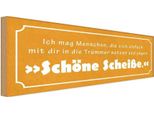 Vianmo Insegna In Legno 10X27 Cm Ich Mag Menschen Die Sich