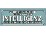 Vianmo Insegna In Legno 10X27 Cm Intelligenz Gerecht Verteilt