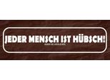 Vianmo Insegna In Legno 10X27 Cm Jeder Mensch Ist HüBsch AußEr