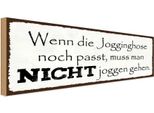 Vianmo Insegna In Legno 10X27 Cm Jogginshose Passt Nicht Joggen